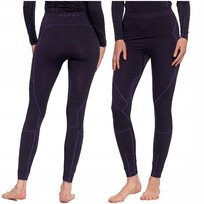 Legginsy Termoaktywne Damskie Bielizna Bezszwowa Spodnie Termiczne MORAJ L