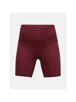 Legginsy treningowe damskie PEAK PERFORMANCE W Light Short Tights bordowe XS - Peak Performance