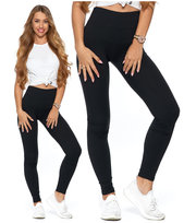 Legginsy z Wysokim Stanem Kryjące Getry Klasyczne Miękkie Wygodne MORAJ XXL Moraj