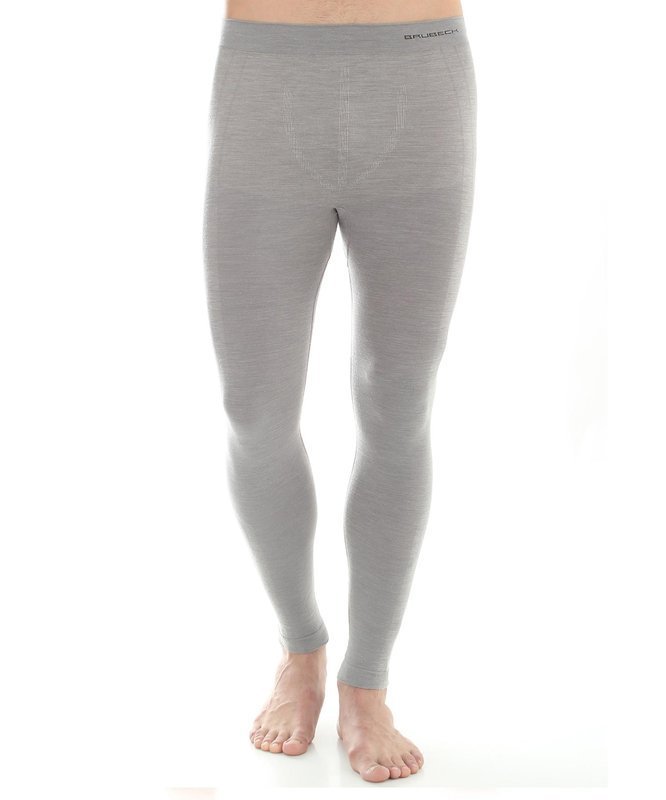 Leginsy męskie z wełny merino Brubeck COMFORT WOOL