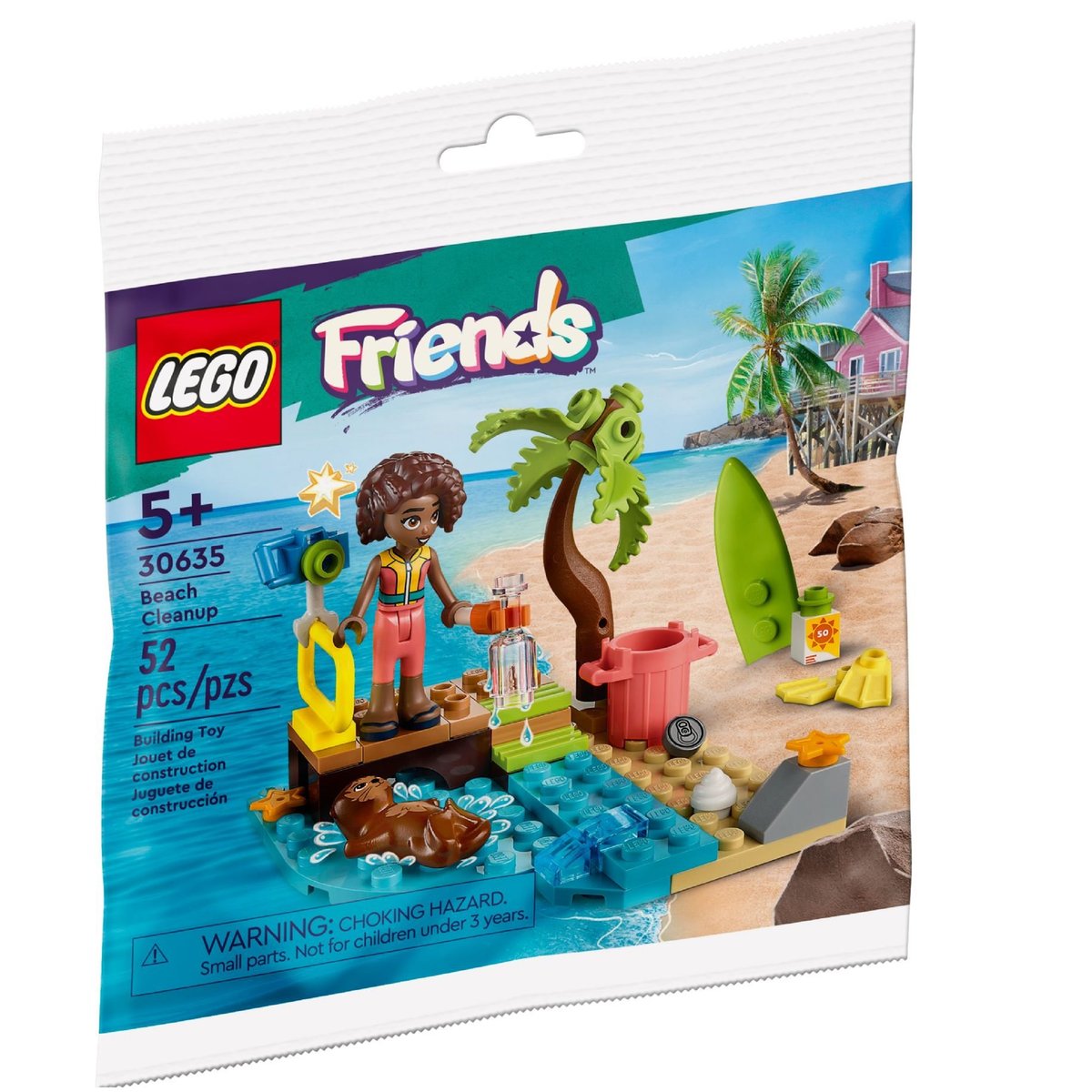 LEGO 30635 Friends, Sprzątanie plaży