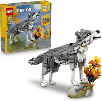 LEGO® 31393 Creator 3w1 - Leśne zwierzęta: Wilk szary