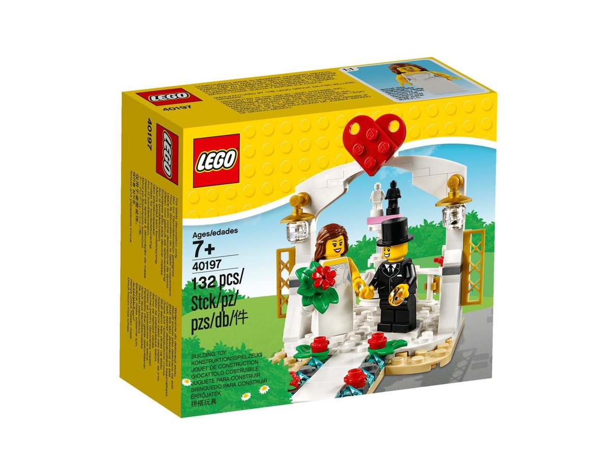 Фото - Конструктор Lego 40197 Okolicznościowe Upominkowy zestaw ślubny   2018