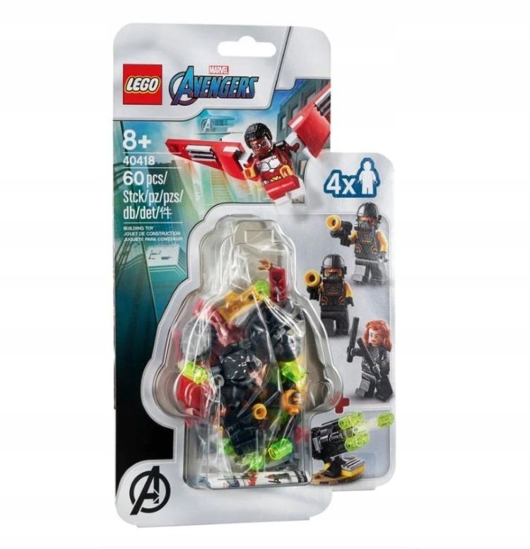 Фото - Конструктор Lego 40418 Marvel Super Heroes Falcon i Czarna Wdowa ruszają do ataku 