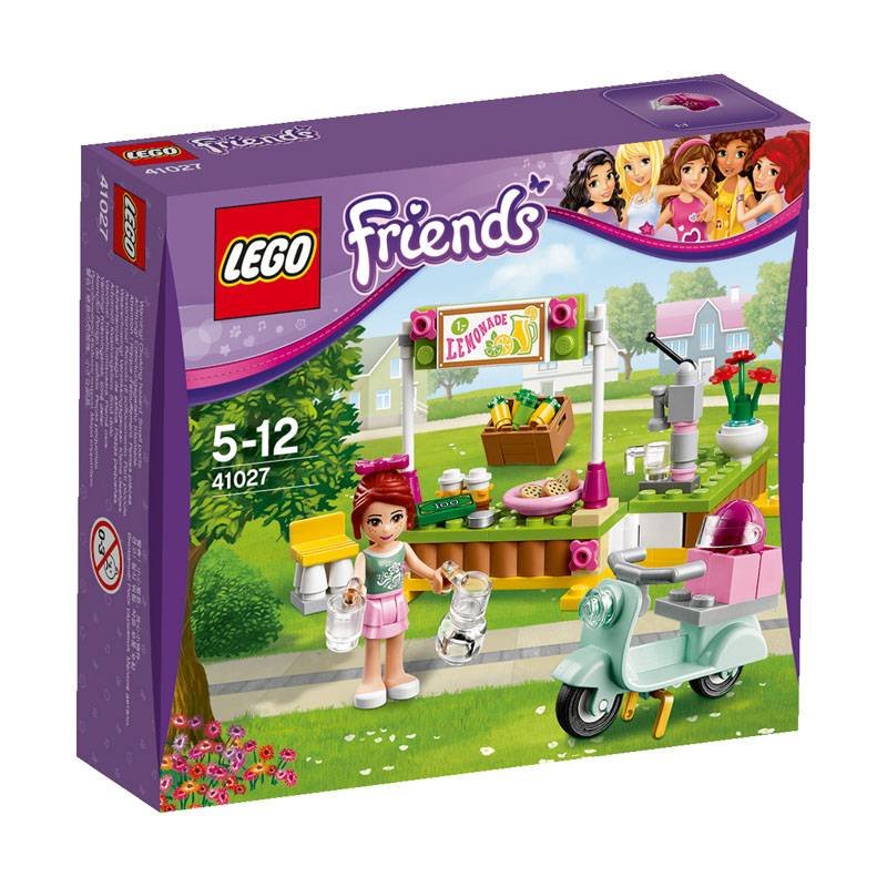 LEGO 41027 Friends, Stoisko Mii z napojami, skuter