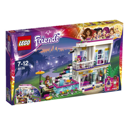 LEGO 41135 Friends, Dom gwiazdy pop Livi