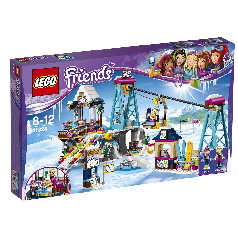 LEGO 41324 Friends, Wyciąg narciarski w zimowym kurorcie