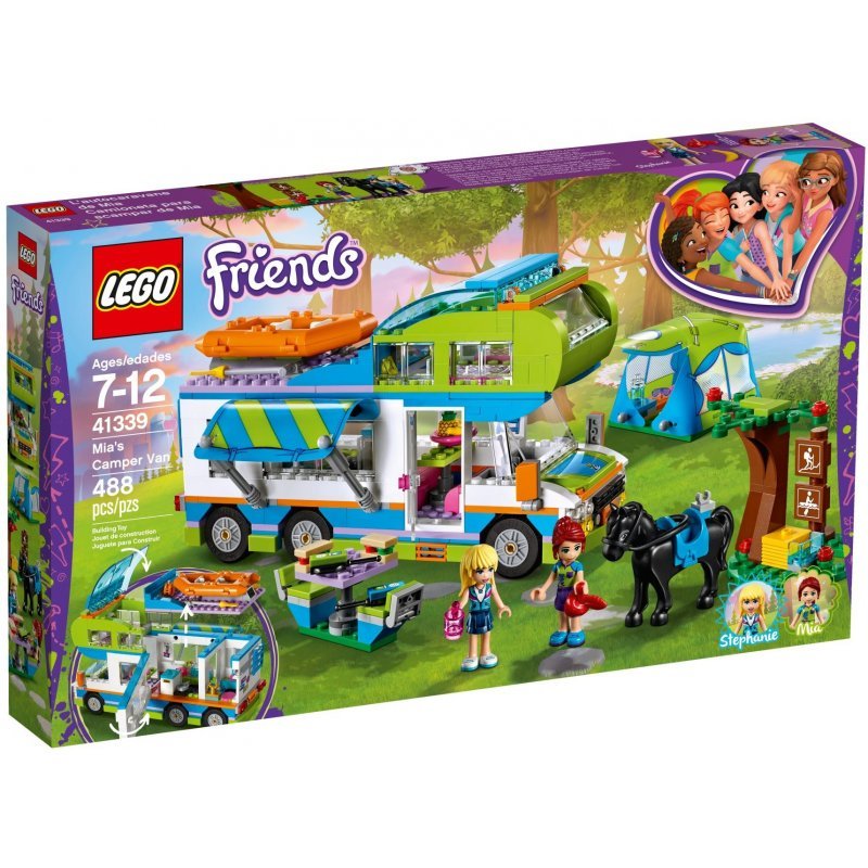 LEGO 41339 Friends, Samochód kempingowy Mii