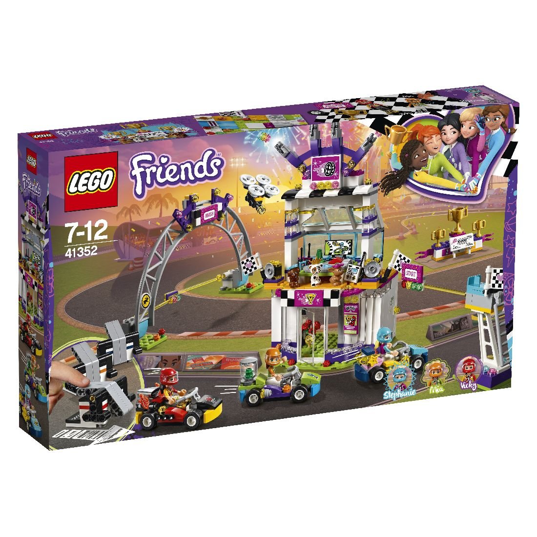 LEGO 41352 Friends, Dzień wielkiego wyścigu