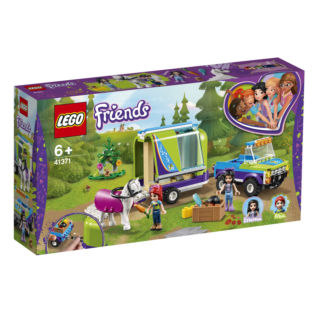 LEGO 41371 Friends, Przyczepa dla konia Mii