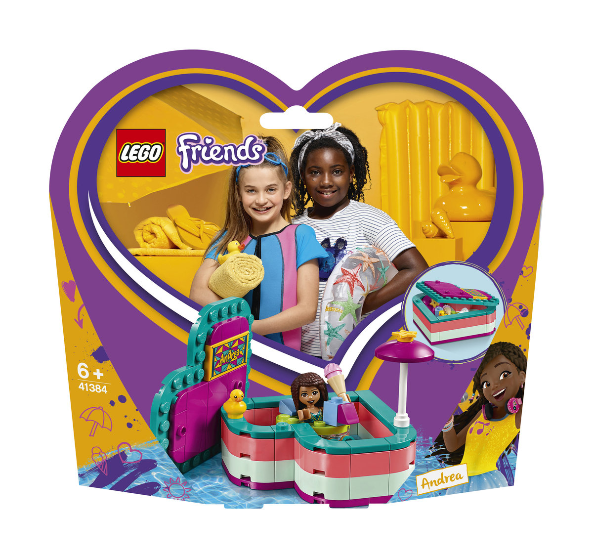 LEGO 41384 Friends, Pudełko przyjaźni Andrei
