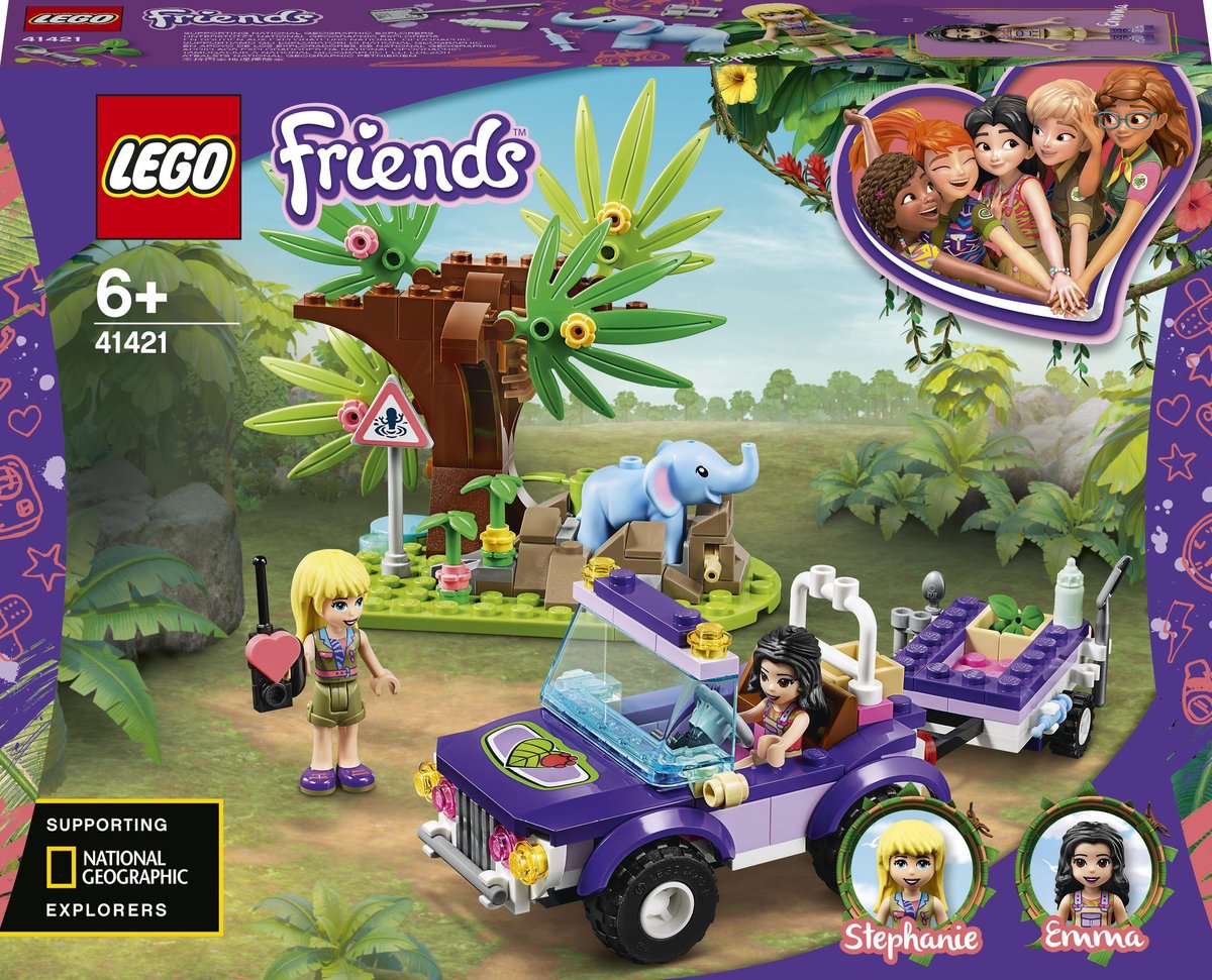 LEGO 41421 Friends, Na ratunek słoniątku - LEGO | Sklep EMPIK.COM