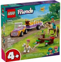 LEGO 42634 Friends, Przyczepka dla koni i kucyka