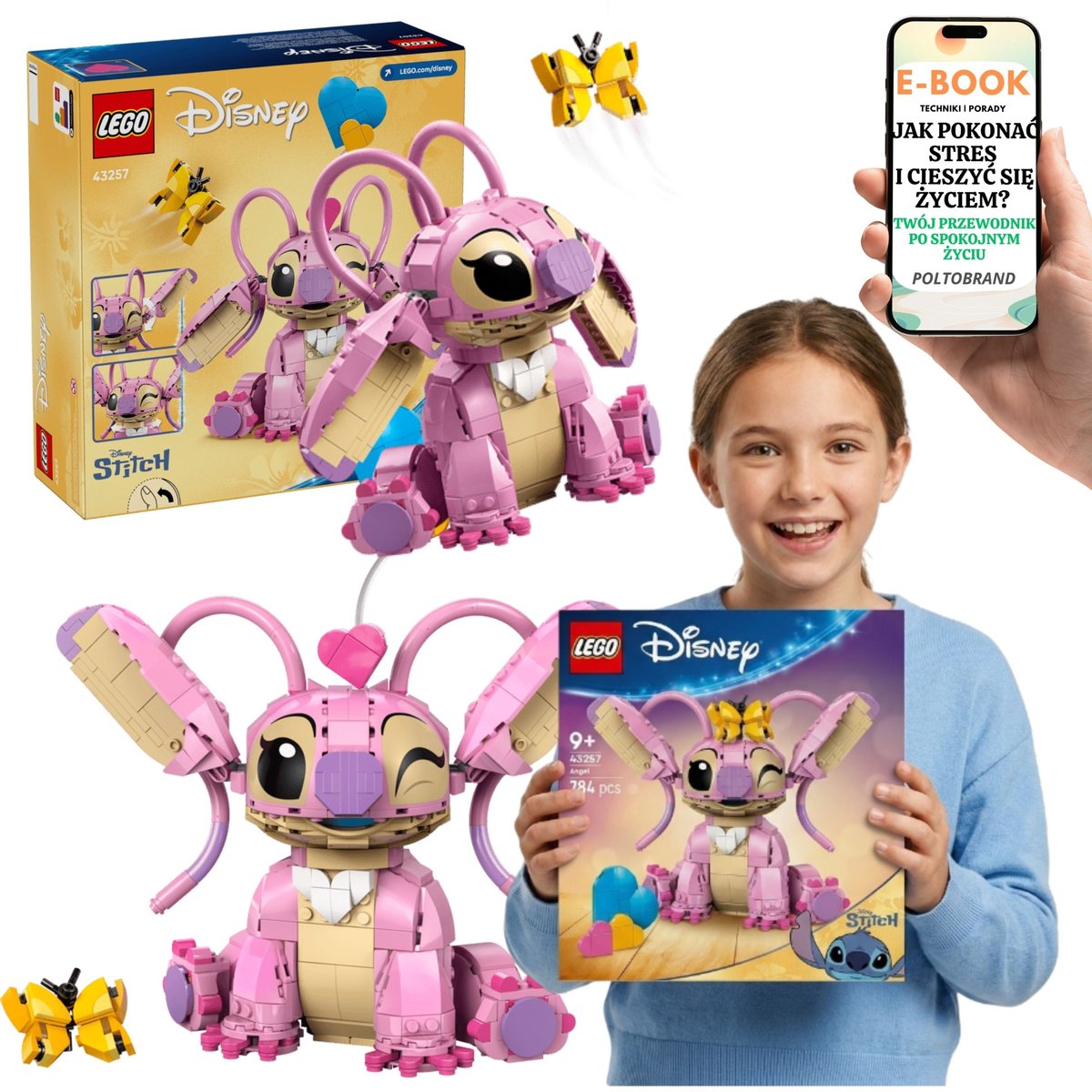 LEGO ANGEL LILO STITCH 43257 | LEGO Disney Andzia Prezent Dla Dziewczynki + E-BOOK-1