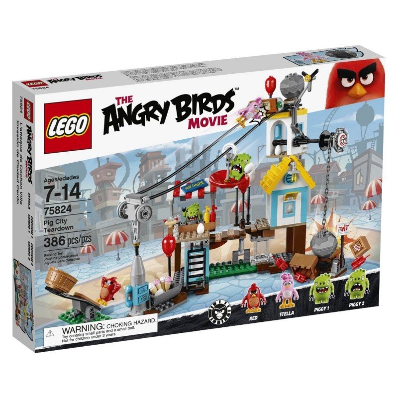 LEGO Angry Birds Movie, Demolka w Pig City