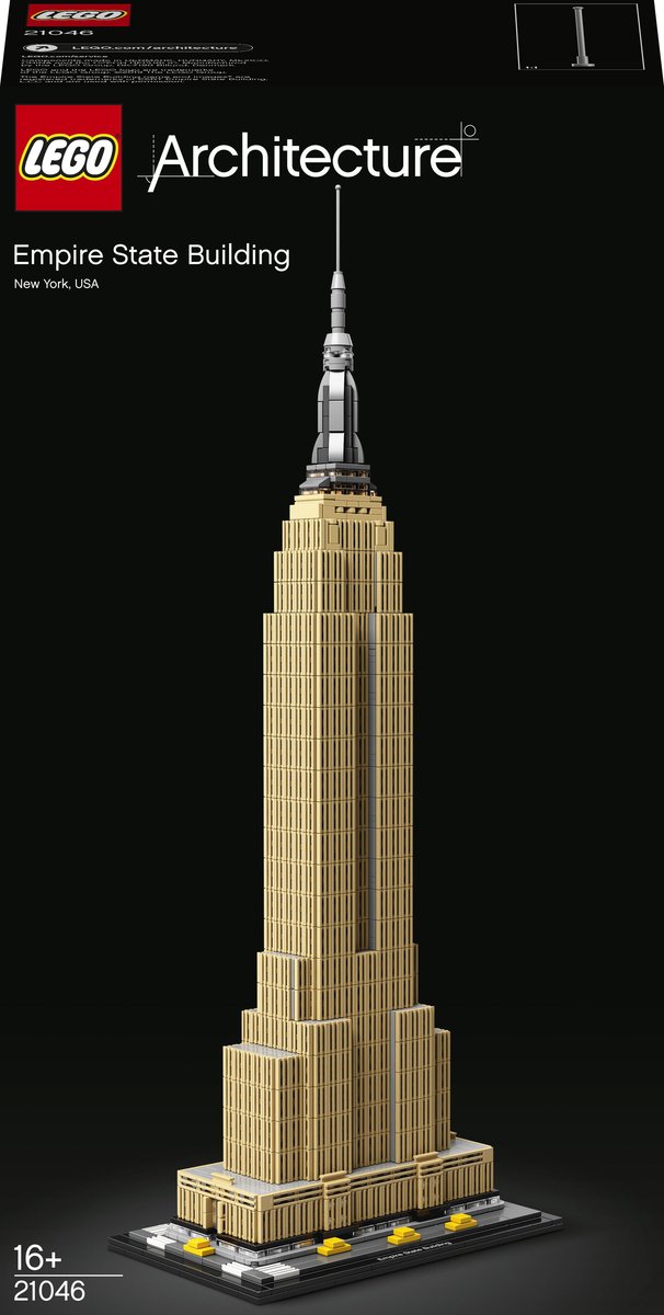 LEGO Architecture, klocki Empire State Building, 21046