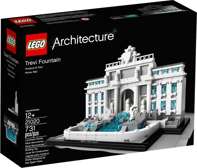 LEGO Architecture, klocki Fontanna Trevi, 21020