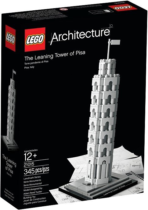 LEGO LEGO Architecture, klocki Krzywa wieża, 21015