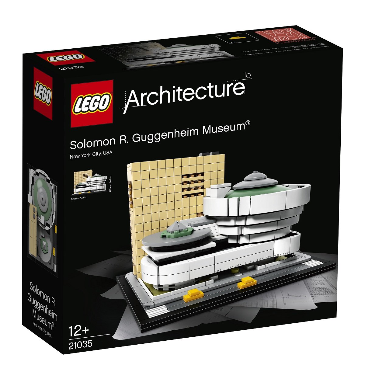 LEGO Architecture, klocki Muzeum Solomona R. Guggenheima, 21035