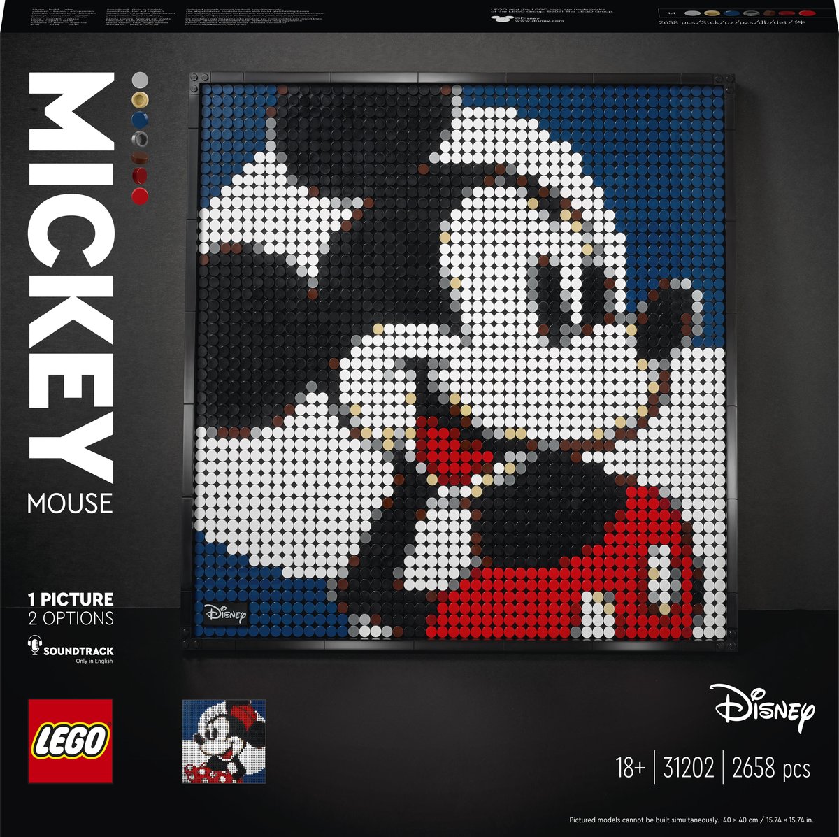 LEGO Art, klocki Disney's Mickey Mouse, 31202