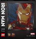 LEGO Art, klocki Iron Man z wytwórni Marvel Studios, 31199 - LEGO