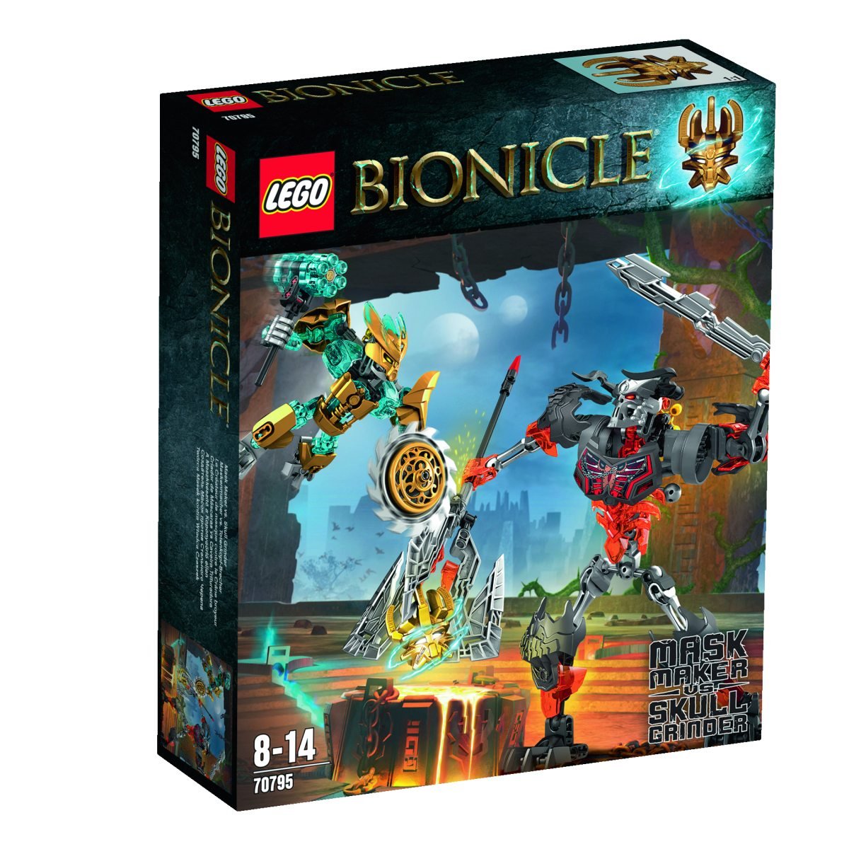 LEGO Bionicle, klocki Twórca Masek kontra Władca Czaszek, 70795