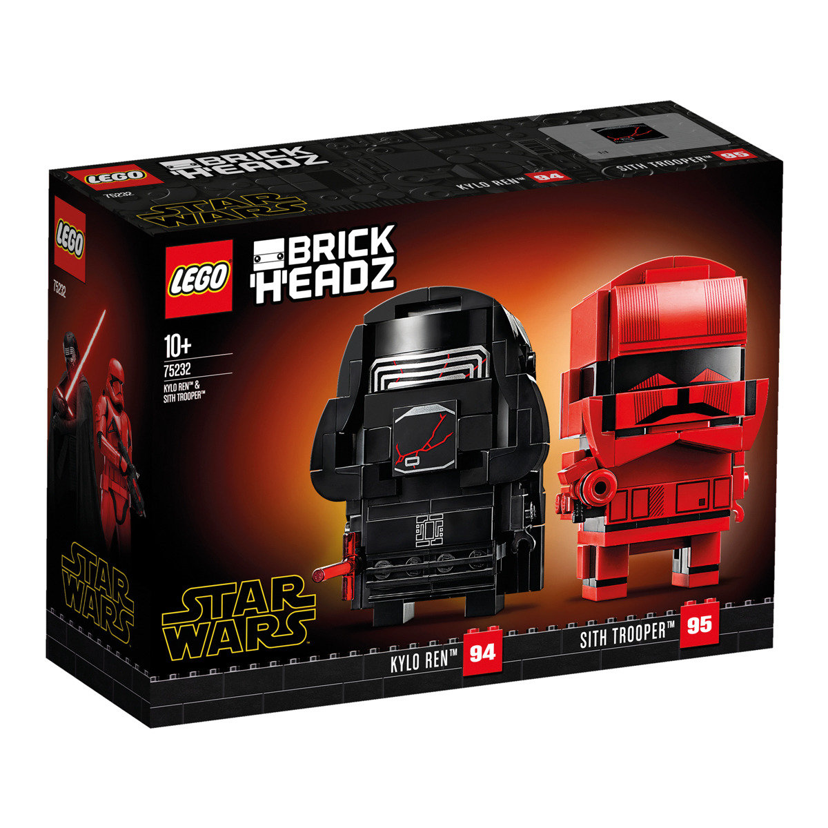 LEGO BrickHeadz, figurki kolekcjonerskie Kylo Ren i żołnierz Sithów