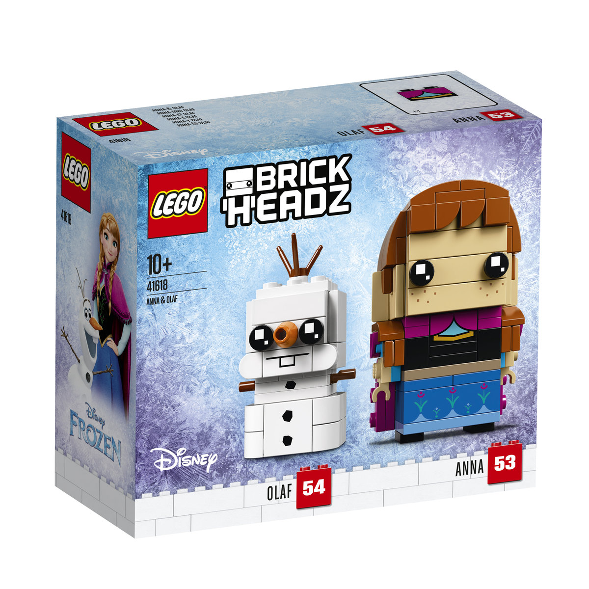 LEGO BrickHeadz, klocki Anna i Olaf, 41618