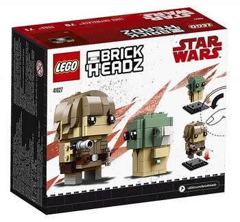 LEGO BrickHeadz, klocki Luke Skywalker i Yoda, 41627 - LEGO