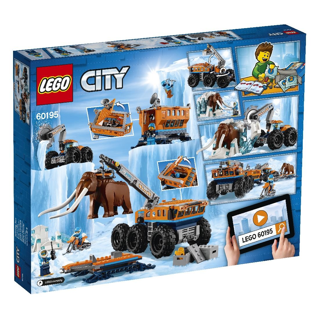 LEGO City, klocki Arktyczna baza mobilna, 60195
