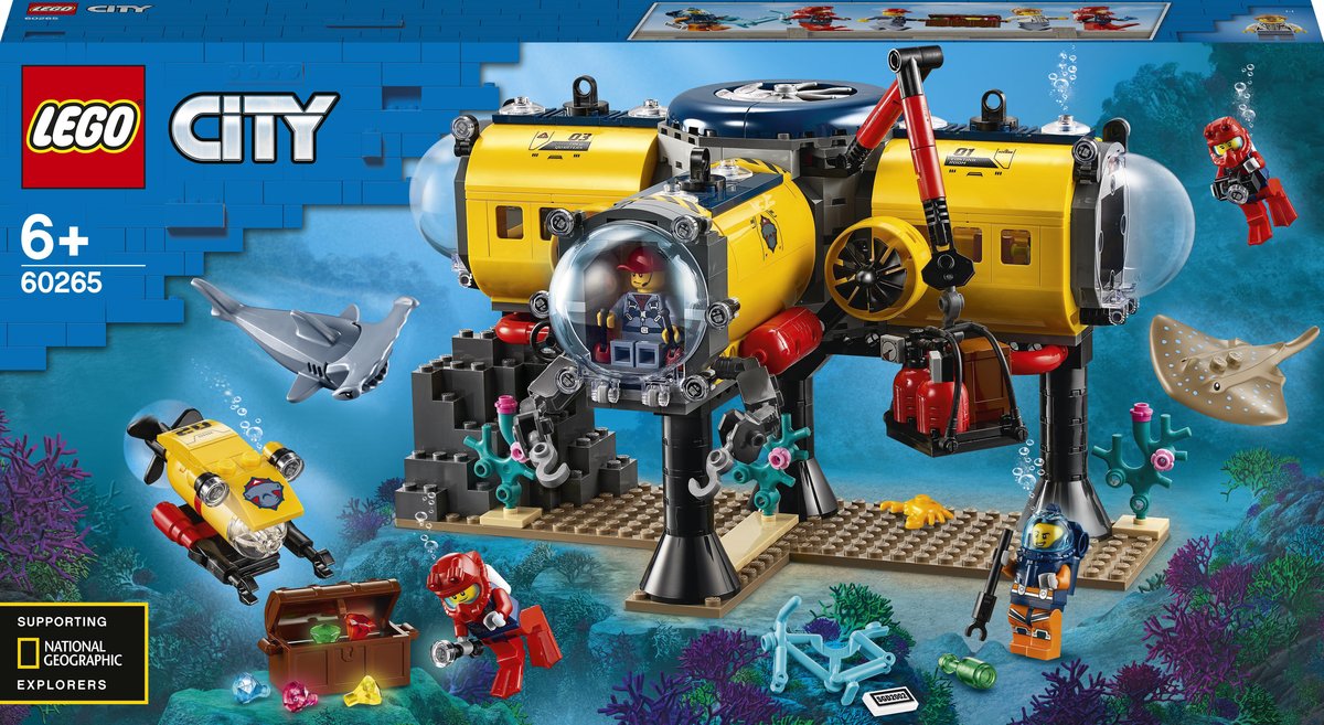 LEGO City, klocki Baza badaczy oceanu, 60265