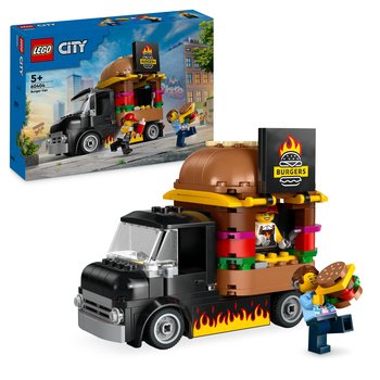 LEGO City, klocki, Ciężarówka z burgerami, 60404 - LEGO