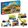 LEGO City, klocki, Ciężarówki i dźwig z kulą wyburzeniową, 60391 - LEGO