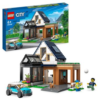 LEGO City, klocki, Domek rodzinny i samochód elektryczny, 60398 - LEGO