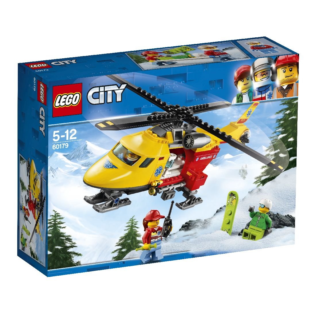 LEGO City, klocki Helikopter medyczny, 60179