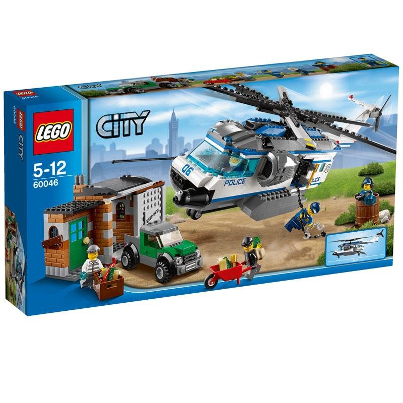 LEGO City, klocki Helikopter zwiadowczy, 60046