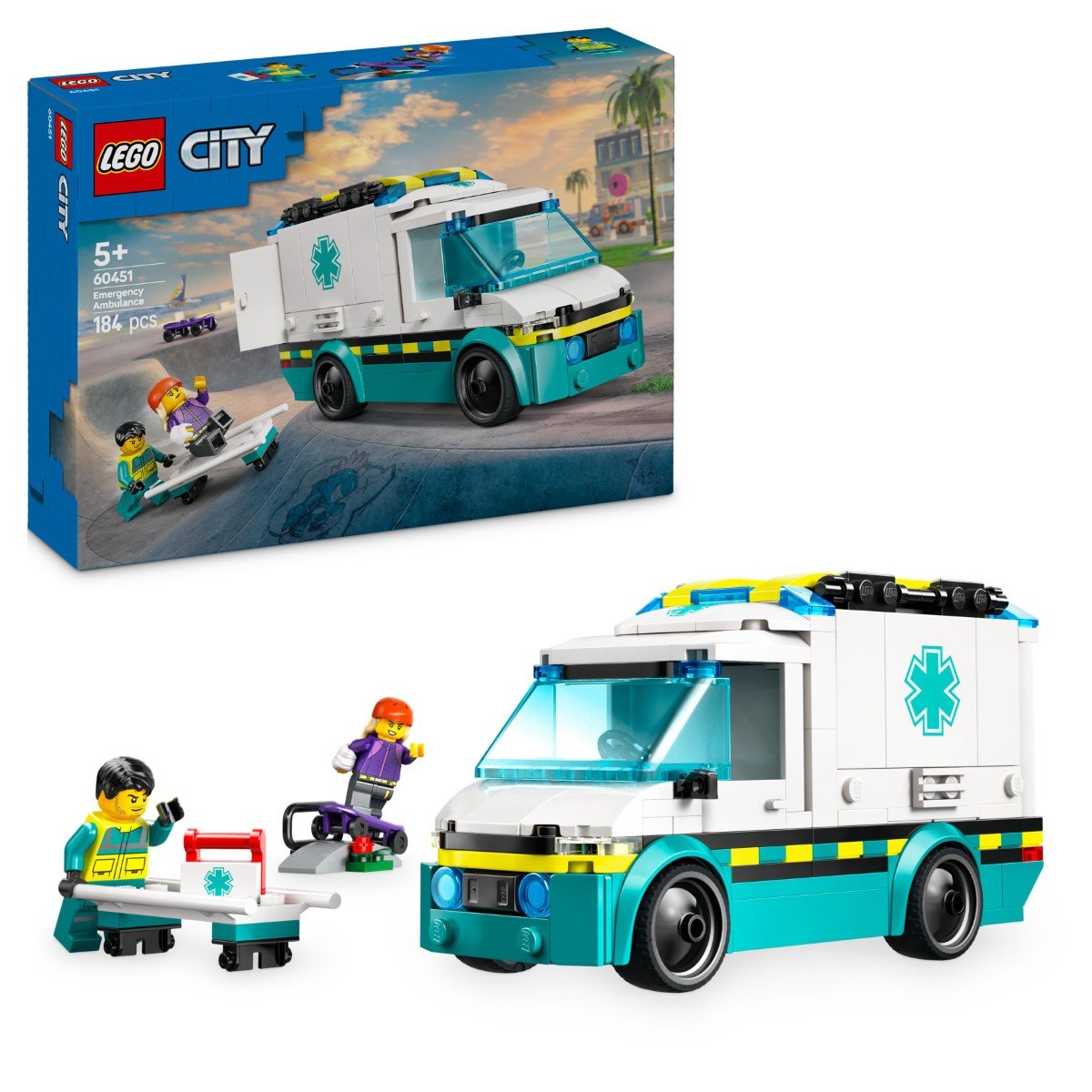 LEGO City, klocki, Karetka pogotowia, 60451