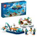 LEGO City, klocki, Łódź do nurkowania badacza, 60377 - LEGO
