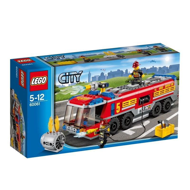 LEGO City, klocki Lotniskowy wóz strażacki, 60061