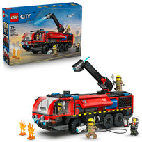 LEGO City, klocki, Lotniskowy wóz strażacki, 60499