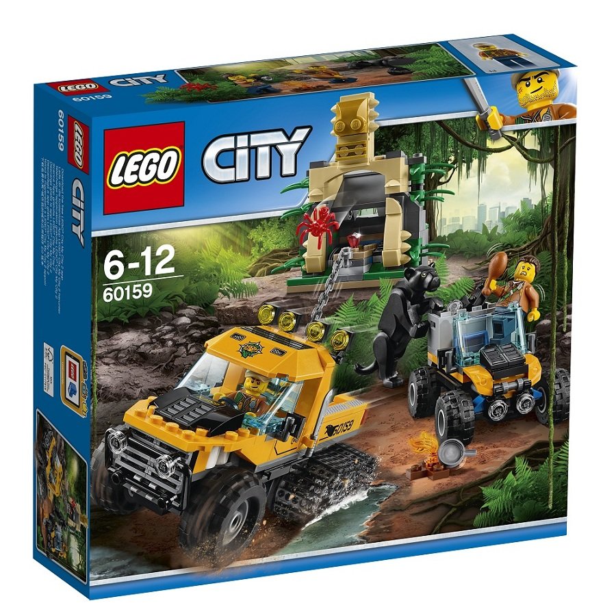 LEGO City, klocki Misja półgąsienicowej terenówki, 60159