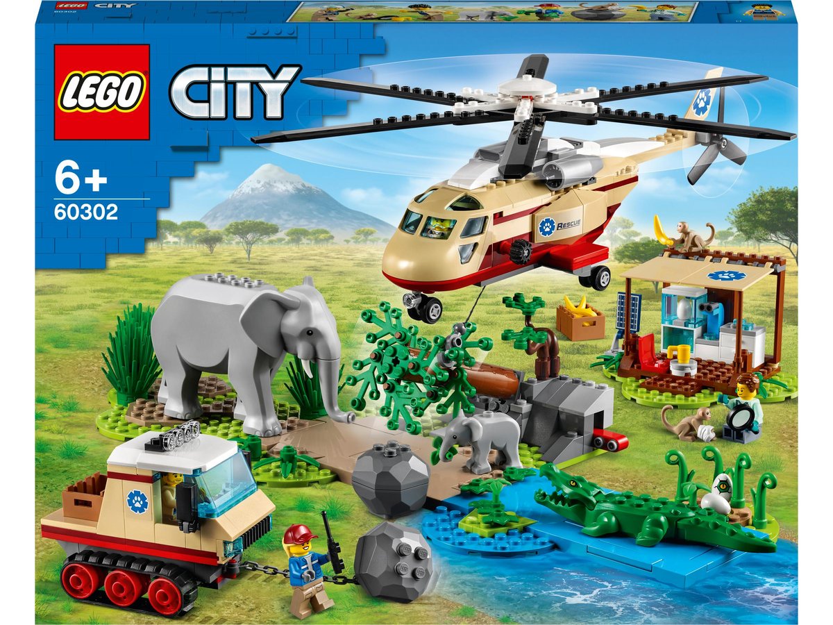 LEGO City, klocki, Na ratunek dzikim zwierzętom, 60302