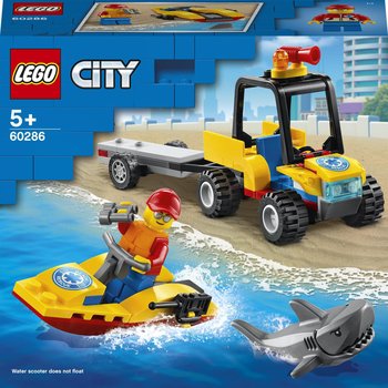 LEGO City, klocki plażowy quad ratunkowy, 60286 - LEGO