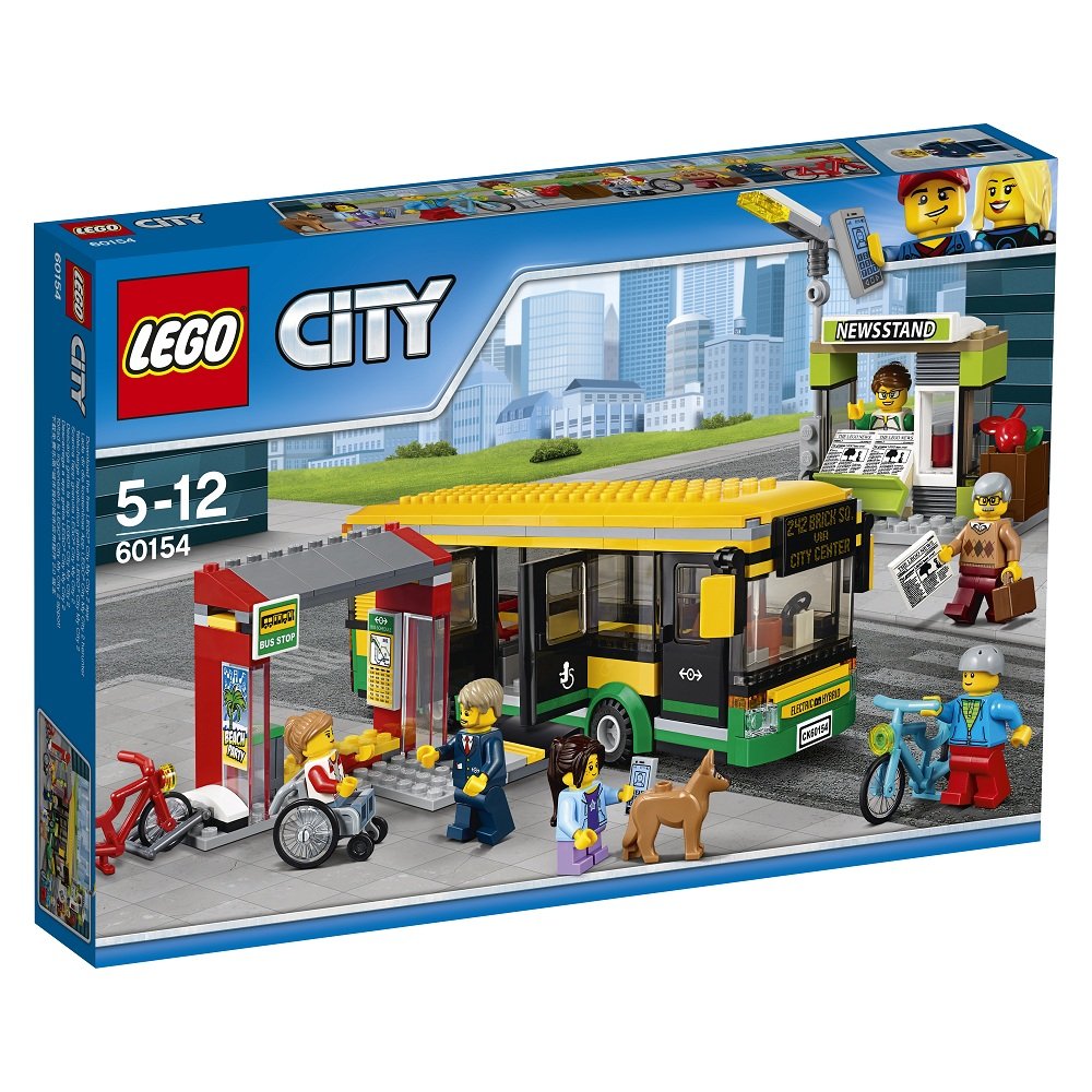 LEGO City, klocki Przystanek autobusowy, 60154