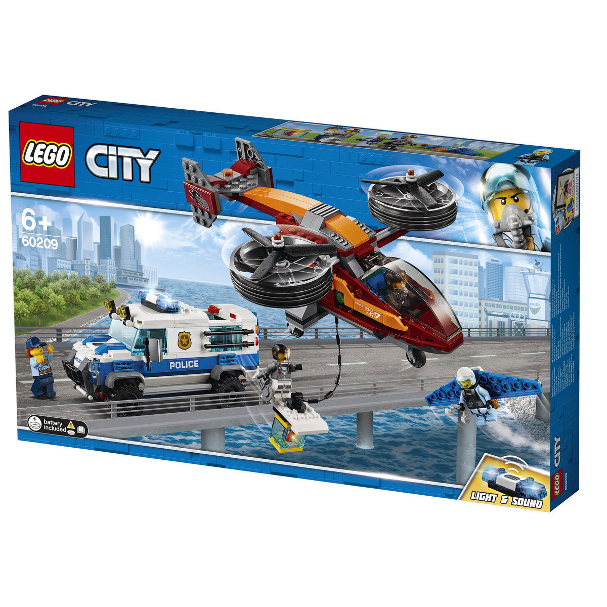 LEGO City, klocki Rabunek diamentów, 60209