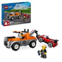 LEGO City, klocki, Samochód pomocy drogowej i naprawa sportowego auta, 60435