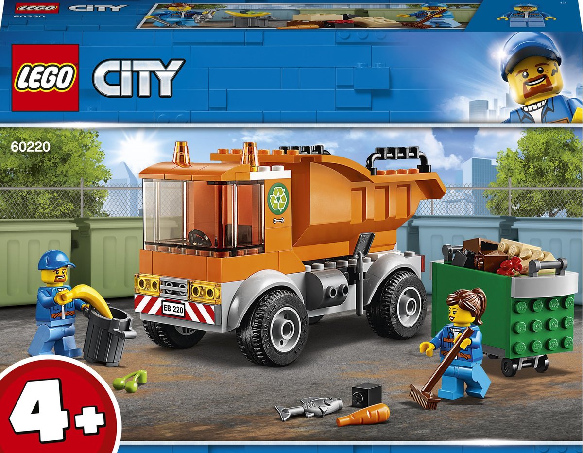 LEGO City, klocki Śmieciarka, 60220