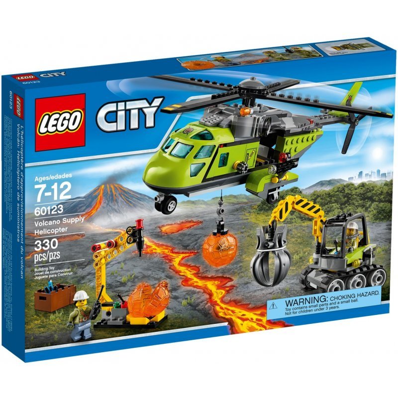 LEGO City, klocki Śmigłowiec dostawczy, 60123