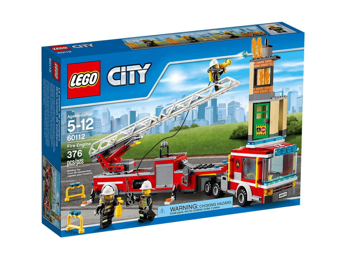 LEGO City, klocki Straż Pożarna Wóz Strażacki, 60112 - LEGO | Sklep ...