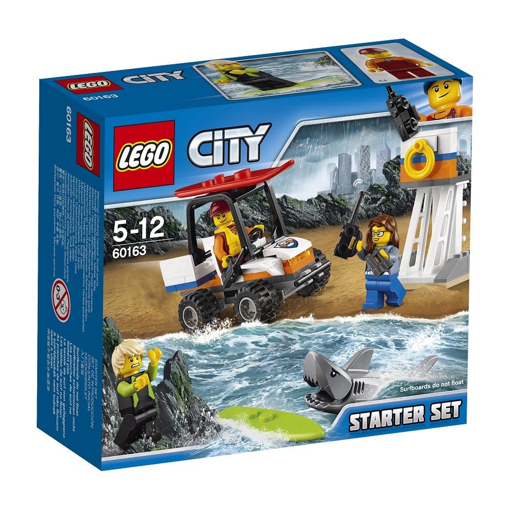 LEGO City, klocki Straż przybrzeżna — zestaw startowy, 60163